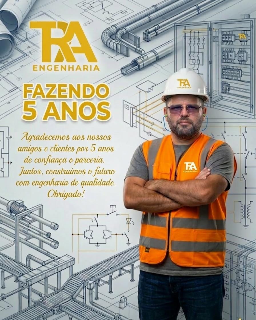 TRA Engenharia celebra 5 anos de história — agradecimento a amigos e clientes